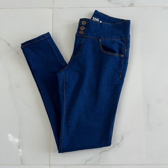 NWOT Monkey Ride Mid-Rise Push Up Skinny Jeans Sz 7 - Picture 1 of 11